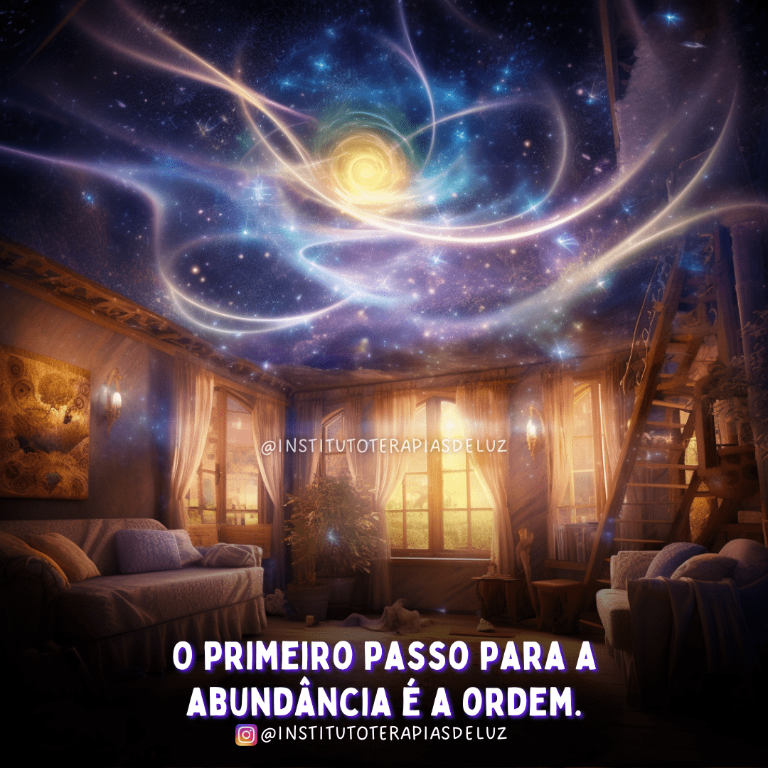 O PRIMEIRO PASSO PARA A ABUNDÂNCIA É A ORDEM. 5 O PRIMEIRO PASSO PARA AABUNDÂNCIA É A ORDEM.