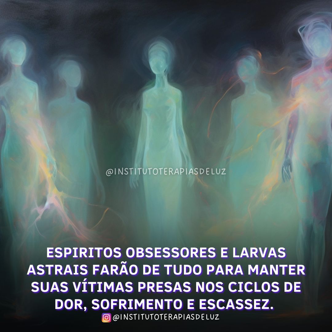 ESPÍRITOS OBSESSORES E LARVAS ASTRAIS 5 ESPÍRITOS OBSESSORES E LARVAS ASTRAIS