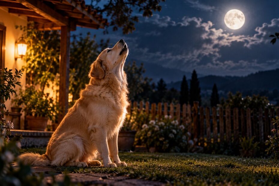 Cachorro uivando: significado espiritual, à noite e de madrugada 1 Cachorro uivando para a lua