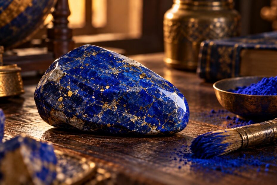 Lápis-lazúli: significado, significado espiritual, pulseira, colar e como reconhecer a pedra 1 Lápis-lazúli